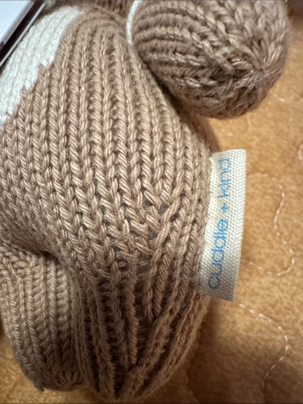 Plush Knit Deer Stuffed Animal - Brown - Picture 7 of 8